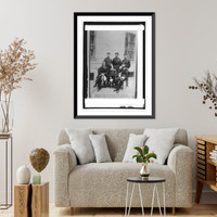 Canadian window display of American hardware, Vintage Wall Art