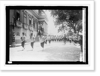 Historic Framed Print, Military College, Rio de Janiero, Brazil, review of cadets,  17-7/8" x 21-7/8"