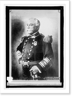 Historic Framed Print, Adm'l Geo. Dewey,  17-7/8" x 21-7/8"