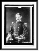 Historic Framed Print, Lt. Com'dr S.S. Wood,  17-7/8" x 21-7/8"
