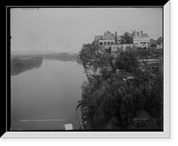 Historic Framed Print, Bluffs of the Tennessee River, Chattanooga, Tenn.,  17-7/8" x 21-7/8"