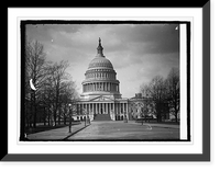 Historic Framed Print, U.S. Capitol - 7,  17-7/8" x 21-7/8"