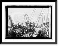 Historic Framed Print, Shipwreck,  17-7/8" x 21-7/8"