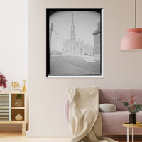 Historic Framed Print, First Methodist Church, Memphis, Tenn.,  17-7/8" x 21-7/8"