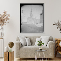 Historic Framed Print, First Methodist Church, Memphis, Tenn.,  17-7/8" x 21-7/8"