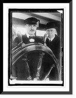 Historic Framed Print, Capt. Chas. F. Kemp, U.S.S. Calvin Austin,  17-7/8" x 21-7/8"