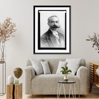 Historic Framed Print, Dr. Victorino Marquez, Pres. Venezuela,  17-7/8" x 21-7/8"