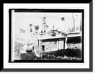 Girl Scouts canning fish, Historic Reproduction