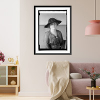 Historic Framed Print, Mrs. Dorine Lockman, Oct. 17/19,  17-7/8" x 21-7/8"