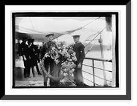 Wreath placed on Washington's grave by King of Belgium, Historic Reproduction