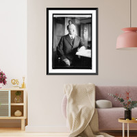 Historic Framed Print, Chester R. Rowell, Member Ship Bd., 12/1/20,  17-7/8" x 21-7/8"