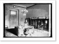 Historic Framed Print, Vice Pres. room, Senate Ofc. bldg. - 2,  17-7/8" x 21-7/8"