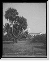 Historic Framed Print, The Little chapel [Bethesda by the Sea], Palm Beach, Fla.,  17-7/8" x 21-7/8"