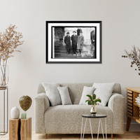 Historic Framed Print, C.J. Hogan, Jno. Foley, P.S. Ridsdale, 1/7/21,  17-7/8" x 21-7/8"