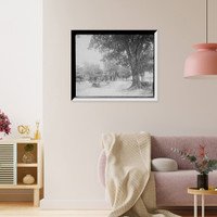 Historic Framed Print, A Pretty bit of Monroe Park, Mobile, Ala.,  17-7/8" x 21-7/8"