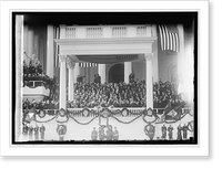 Historic Framed Print, Inauguration, 1921. Swearing in good,  17-7/8" x 21-7/8"