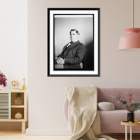 Historic Framed Print, Daniel E. Garrett, Texas,  17-7/8" x 21-7/8"