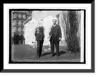 Historic Framed Print, Harding & Taft [...], 3/25/21,  17-7/8" x 21-7/8"