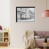 Historic Framed Print, Good Friday in front of the old St. Louis Cathedral, New Orleans, La.,  17-7/8" x 21-7/8"