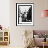 Grave of Florence Nightengale Classic, Antique Print