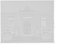 Historic Framed Print, Main entrance, Corcoran Gallery of Art, Washington, D.C.,  17-7/8" x 21-7/8"