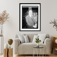 Historic Framed Print, Isaac Siegel, N.Y.,  17-7/8" x 21-7/8"