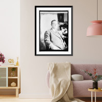 Historic Framed Print, C.B. Hudspeth, Texas,  17-7/8" x 21-7/8"