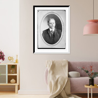 C.M. Wilson, Utah, delegate to Republican National Convention, cameo portrait, Historic Reproduction