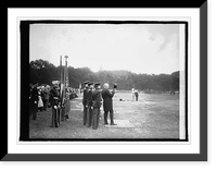 Historic Framed Print, Harding reviewing High School Cadets, 6/7/21,  17-7/8" x 21-7/8"