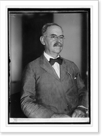 Historic Framed Print, Wm. Burgess, U.S. Tariff Com.,  17-7/8" x 21-7/8"