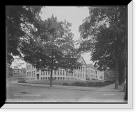 Historic Framed Print, Chestnut St. [Street] school, Springfield, Mass.,  17-7/8" x 21-7/8"