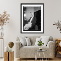 Historic Framed Print, Cyrenus Cole of Iowa,  17-7/8" x 21-7/8"