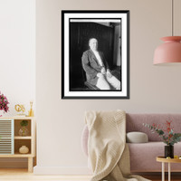 Historic Framed Print, Cyrenus Cole of Iowa - 2,  17-7/8" x 21-7/8"