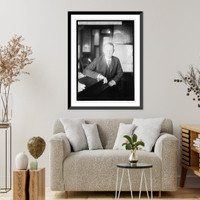 Historic Framed Print, Chester Lloyd Jones, [8/19/21],  17-7/8" x 21-7/8"