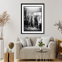 Historic Framed Print, Will Hays, Alvin S. Page, Rush D. Simmons, 9/29/21,  17-7/8" x 21-7/8"