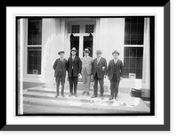 Historic Framed Print, Miner's Committee at W.H., [10/4/21],  17-7/8" x 21-7/8"