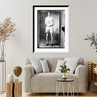Historic Framed Print, A.B. Shaw, athlete, Dartmouth,  17-7/8" x 21-7/8"