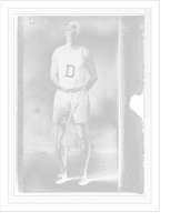 A.B. Shaw, athlete, Dartmouth, Vintage Print