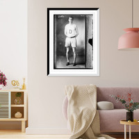 A.B. Shaw, athlete, Dartmouth, Vintage Print