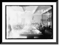 Historic Framed Print, Trustees & counsel, emergency fleet of, 10/14/21,  17-7/8" x 21-7/8"