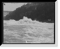 Historic Framed Print, Whirlpool Rapids, Niagara Falls, N.Y. - 3,  17-7/8" x 21-7/8"