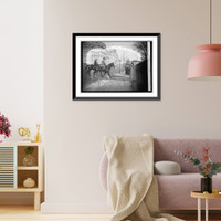 Harding & Christian on horseback, 11/25/21 - 2, Antique Wall Art