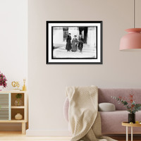 Historic Framed Print, Left to right: Mrs. Herman A. Vedder, Mrs Chas. A. Neisel, both of New York, and Mrs. Ar,  17-7/8" x 21-7/8"