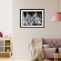 Historic Framed Print, Opening of training center, Silver Spring,  17-7/8" x 21-7/8"