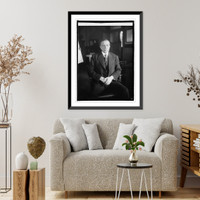 Historic Framed Print, Hubert Work, 1/17/22,  17-7/8" x 21-7/8"