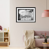 Historic Framed Print, Nat'l Agrl. Conf., 1/24/22,  17-7/8" x 21-7/8"