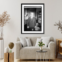 Historic Framed Print, Rudolph P. Miller, 2/5/22,  17-7/8" x 21-7/8"