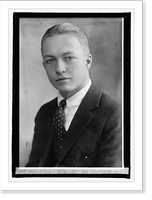 Historic Framed Print, Chas. Denby, Jr., 2/15/22,  17-7/8" x 21-7/8"