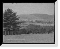 Historic Framed Print, The Lenox Valley, estate of Newbold Morris, Lenox, Mass.,  17-7/8" x 21-7/8"