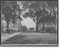 West St. Street from City Hall Park, Pittsfield, Mass. Classic, Antique Wall Art
